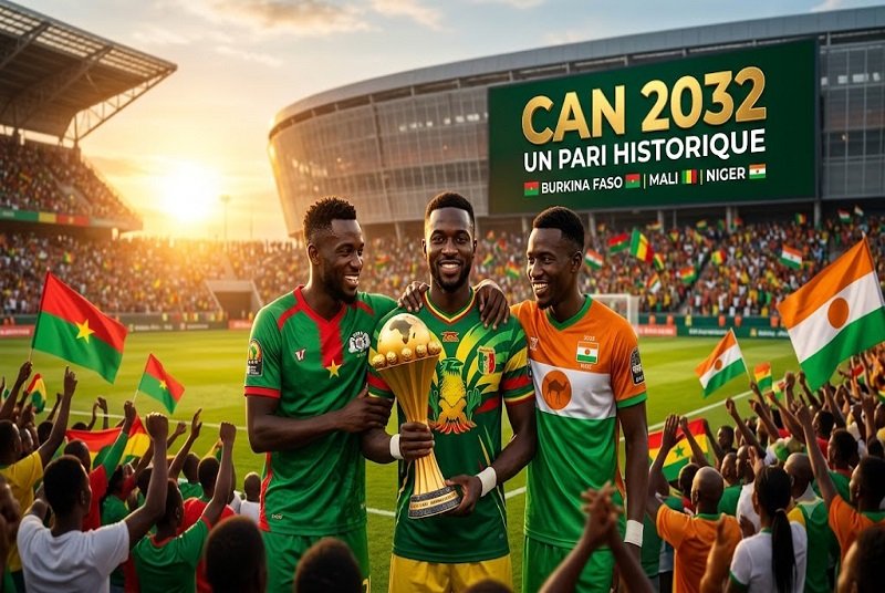 You are currently viewing Burkina Faso, Mali, Niger : le pari d&rsquo;une CAN historique en 2032
